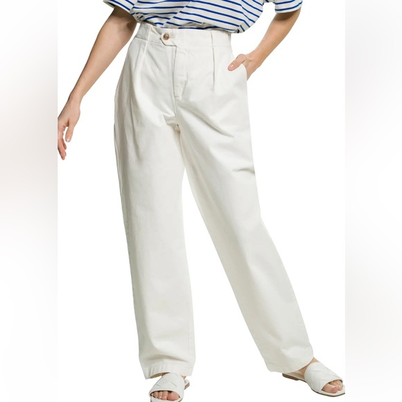 NWT $275 Closed Italy Pants Jeans White Size 23 Mawson Relax Fit - Picture 8 of 15
